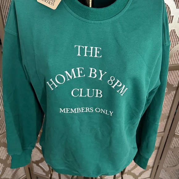 Sunday Edition Green Sweatshirt - Picture 1 of 4
